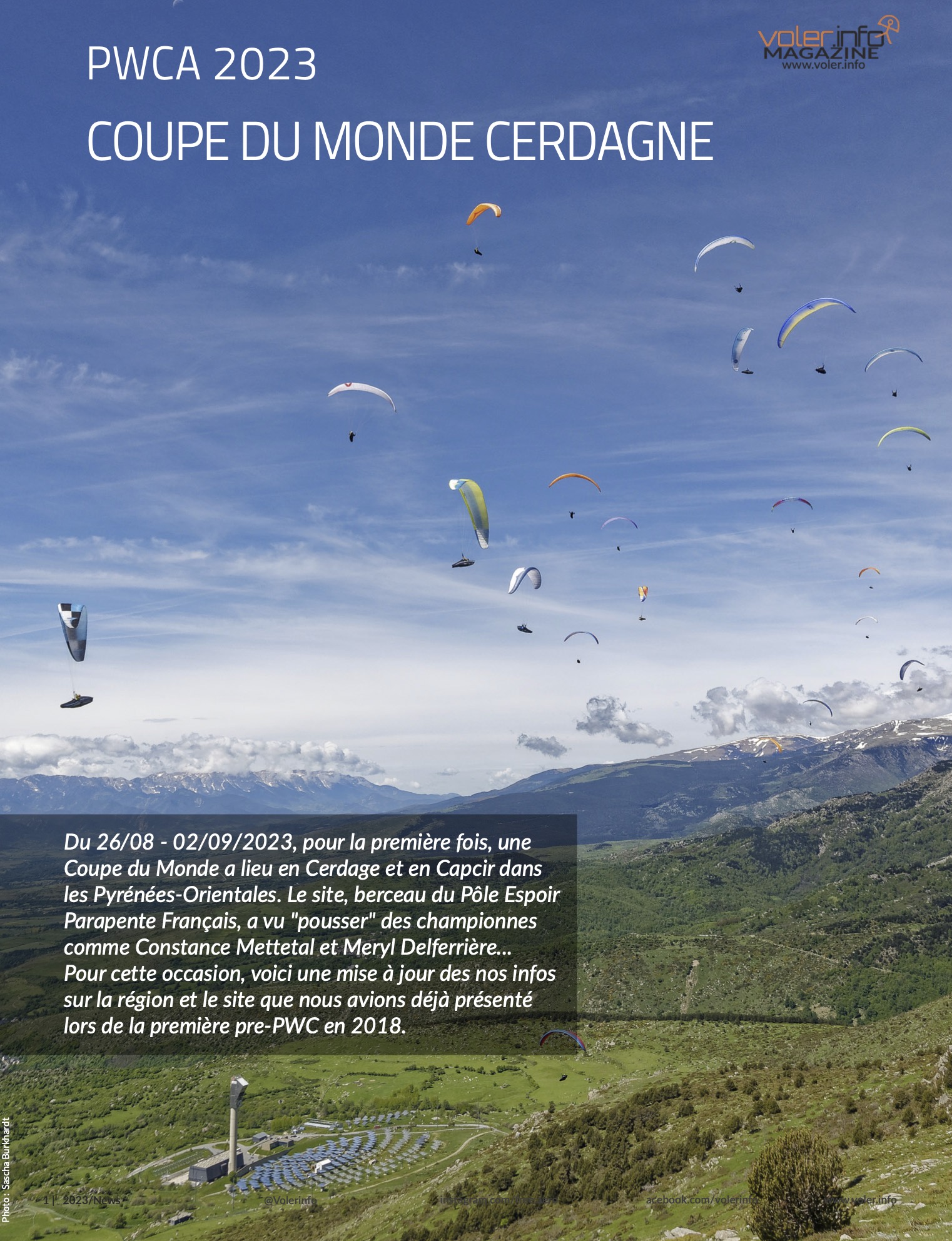 voler info magazine parapente paramoteur